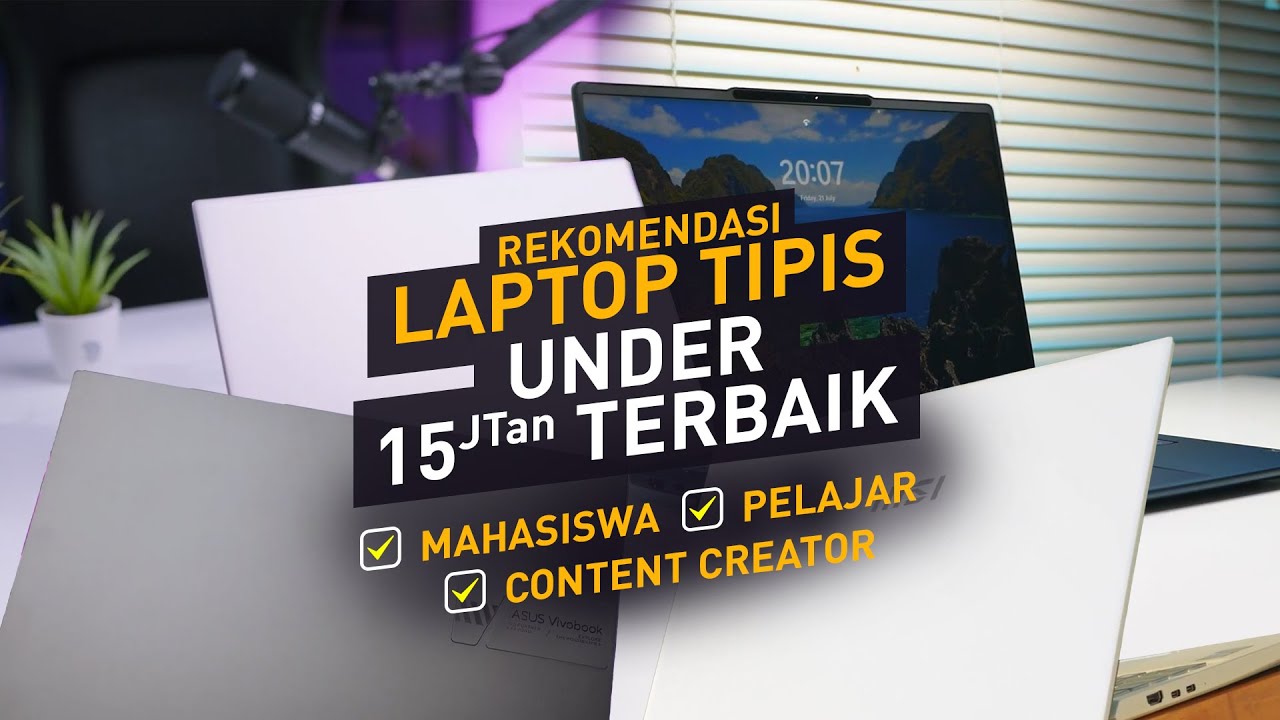 Rekomendasi Laptop Tipis Under 15Jt Terbaik Edisi Oktober 2023! - YouTube