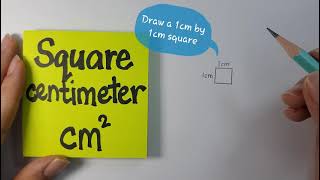 How big is a square centimeter?