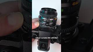 A Variable ND Filter Lens Adapter for the Lumix S5 IIX #filmmaking