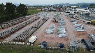 CANTEIRO DE OBRA DA EMPRESA TABOCAS NAVEGANTES SC