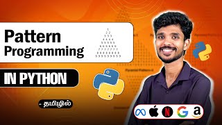 Pattern Programming Using Python | Python Sample Programs in Tamil | python full course in tamil