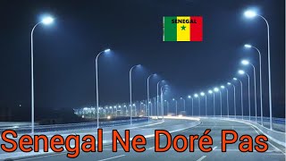 Dakar Senegal 🇸🇳 At Night 👉 Dakar ne doré pas || Roads And City Tour