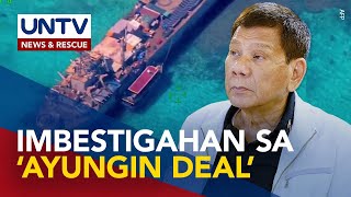 Ex-Pres. Duterte, dapat pagpaliwanagin sa deal sa China hinggil sa Ayungin Shoal – Rep. Castro