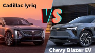 2023 Cadillac Lyriq vs. 2024 Chevy Blazer EV | Interior and Exterior Design Comparison