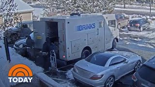 Dramatic Armored Car Robbery Caught On Camera | TODAY