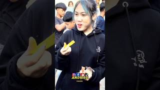 si cantik Reva Bule suka juga makan buah #viral #shorts #reva