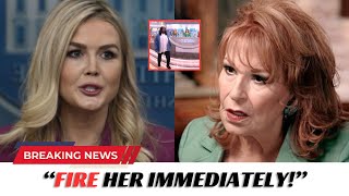 Karoline Leavitt BREAKS Silence Reveals She FORCED 'The View' To FIRE Joy Behar!