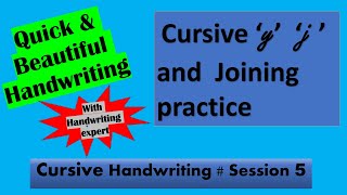 How to Improve  Cursive Handwriting| Handwriting Improvement Session -5| Easy Tips for Cursive