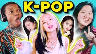 College Kids React To K-Pop Groups!  (BLACKPINK, TWICE, ITZY)