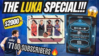 TWO MASSIVE LUKA ROOKIE BOXES 😱 - 2018/19 NBA Obsidian Basketball & Cornerstones - 7700 Sub Special!