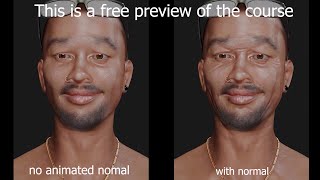 creating the animated Normal maps in Blender