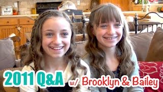 Brooklyn & Bailey 2011 Q&A | 5-Year Throwback