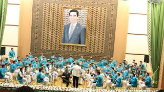 Turkmen National Conservatory - Halk Sazy Zybagozel (Turkmen Dutar)