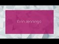 Finn Jennings - appearance