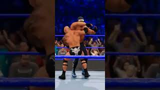 WWE 2K22 The Rock Finisher Rock Bottom To Hulk Hogan #shorts #therock #wwe2k22