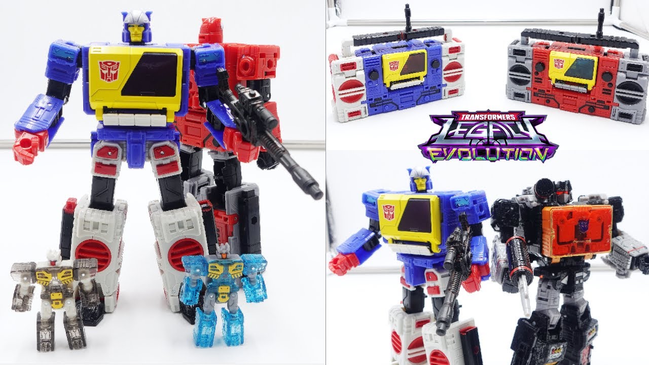 Transformers LEGACY EVOLUTION VOYAGER TWINCAST VS KINGDOM BLASTER ...