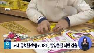 도내 유치원·초중고 18%, 발암물질 석면 검출