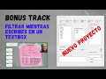 BBDD Bonus track: FILTRAR CLIENTES al escribir en TextBox