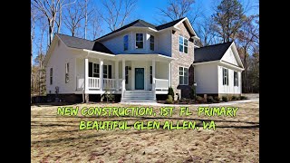 New Home for Sale in Glen Allen, VA  5 Bedrooms on 3 ACRES ++$789K++