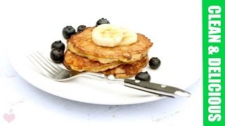 2 INGREDIENT PANCAKES | easy, healthy pancake recipe