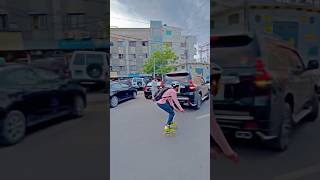 Street speed skating😱👀 #public #reaction #stunts #shorts #summershorts #karachi #indianskater