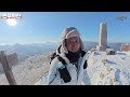 4k 민주지산 🏔 하늘에서 바라본 눈꽃세상 ❄ 환상적인 상고대 풍경에 반하다 물한계곡~정상~석기봉~삼도봉 최고의 겨울산행지