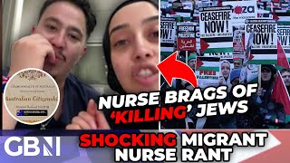 WATCH: Migrant nurse BRAGS about 'KILLING' Israeli PATIENTS in SICK rant as WEAK West 'BETRAYS' Jews