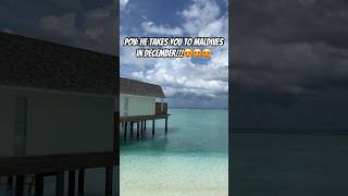 He takes you to Maldives in December ❤️🤩😍 | Travel Couple #shorts #short #maldiges #travel #ocean