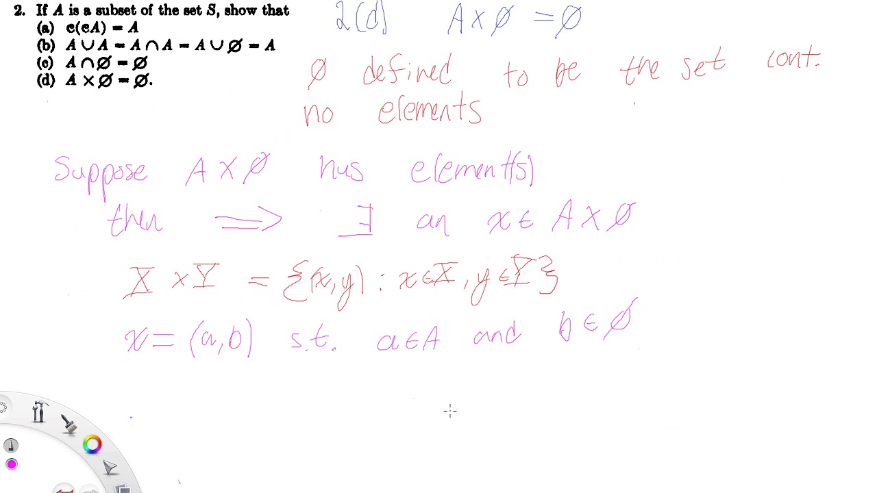 Set Theory | Set Equality Proof With Set Products | Intro To Analysis ...