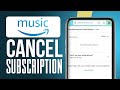 How To Cancel Amazon Music Unlimited Subscription (2024) Easy Tutorial