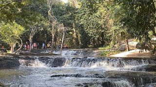 น้ำตกสำโรงเกียรติ อำเภอขุนหาญ จังหวัดศรีสะเกษ