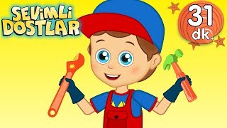 İşte Bir Tamirci ⚙️Sevimli Dostlar Bebek Şarkıları 2019 | Adisebaba TV Kids Songs and Nursery Rhymes