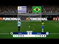 URUGUAY VS BRAZIL  | Penalty shootout | COPA AMÉRICA 2024 - ROUND OF 8 | ENDRICK VS DARVIN NUNES