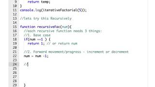 Javascript Recursive Factorial Function