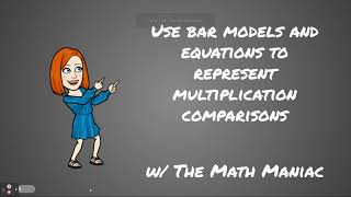 Bar Models for Multiplication Comparisons