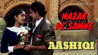 nazar ke saamne jigar ke paas HD   AASHIQI | RAHUL ROY| ANU AGARWAL | KUMAR SANU | ANURADHA PAUDWAL