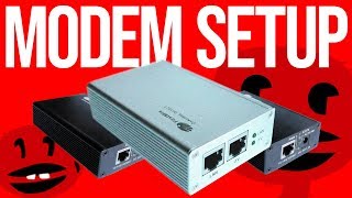 Monkeybrains Modem Setup - Silver & Black