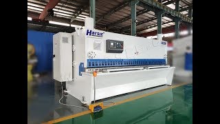 Hydraulic Guillotine shear | 6x3200 Metal cutting machine with servo motor for backgauge