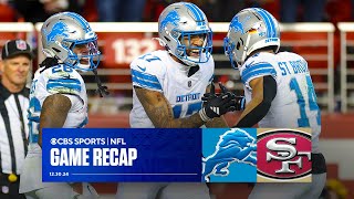 Lions come to life in 2nd half to defeat Niners on MNF, earn 14th win of season | Game Recap