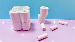 【ミニチュア】紙トイレットペーパーの作り方🧻面白メモ用紙📝