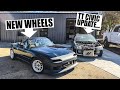 WRECKED Miata gets new wheel setup + 