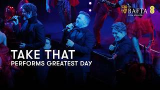 Take That lights up the BAFTA stage with Greatest Day as featured in Anora  | BAFTA Film Awards 2025