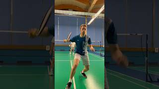 Leg Trick Shot | BADMINTON