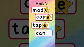Magic e Words Split Digraphs #phonics