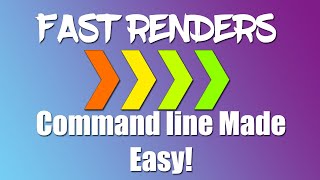Blender Tutorial: Command Line Rendering Made Easy | FAST AND STABLE RENDERING