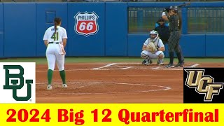 UCF vs Baylor Softball Game Highlights, 2024 Big 12 Quarterfinal