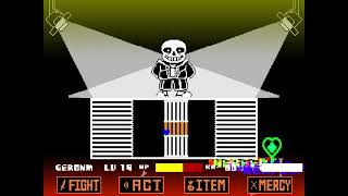 【UndertaleAU、ファンゲーム】Undertale Battle Simulator Undertale Hardmode Sans/サンズ戦 by RTF