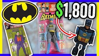 VINTAGE BATMAN TOYS WORTH MONEY - VINTAGE ITEMS TO SELL ON EBAY!!