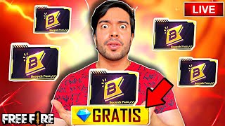 REGALANDO PASES ELITE Y SUBIENDO DE RANGO EN FREE FIRE!