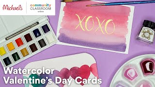 Online Class: Valentine's Day Cards | Michaels